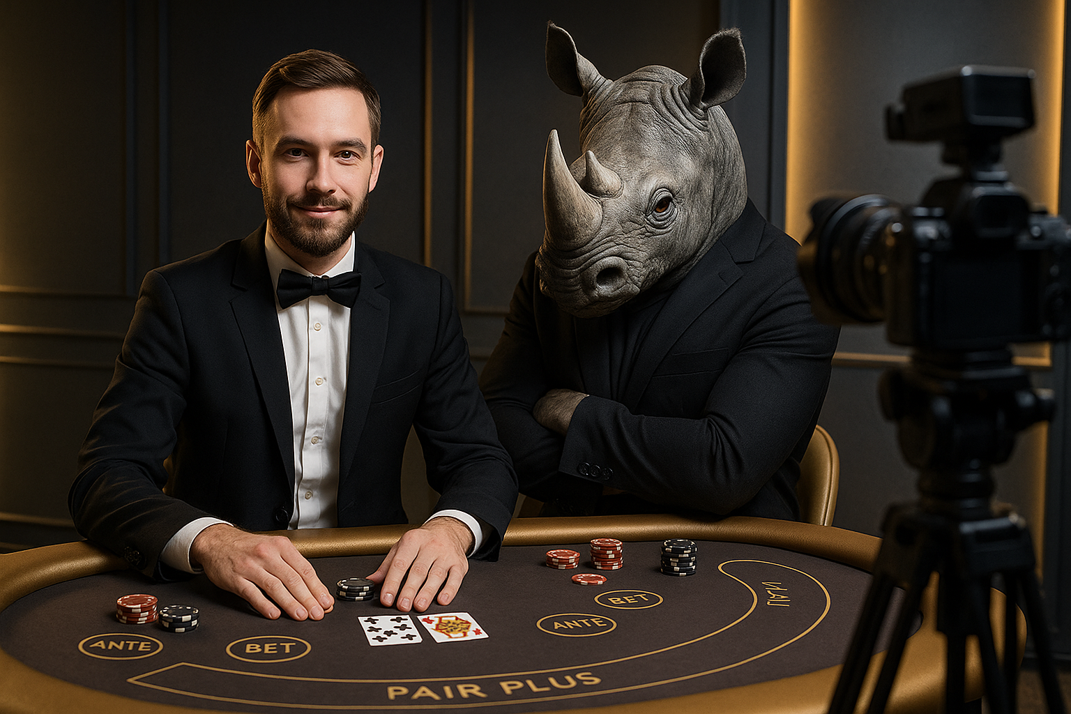 Cassino ao vivo com múltiplas mesas
